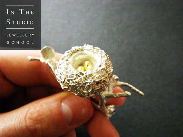 Fine-Silver-and-Gold-Leaf-Bird-Nest-Ring