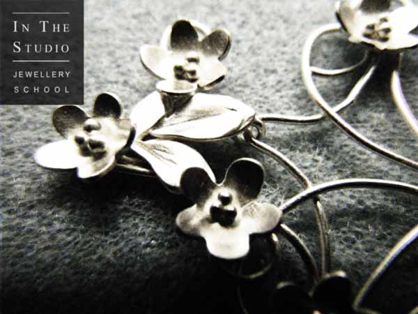 Flowers in Argentium Silver