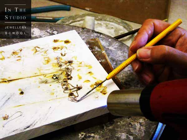 Fusing Argentium Silver with torch