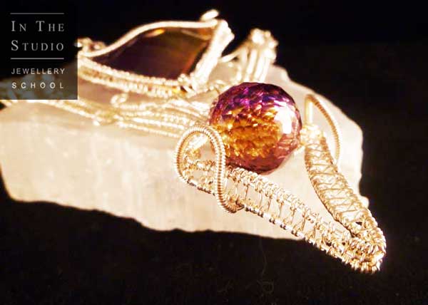 Wire-Weaving-Stone-Set-Pendant
