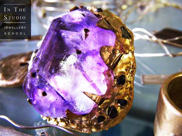 Amethyst-and-Bronze-Ring