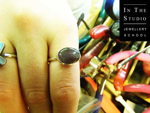 Hand-Made-Silver-Rings-with-Stone-Settings-on-Fingers