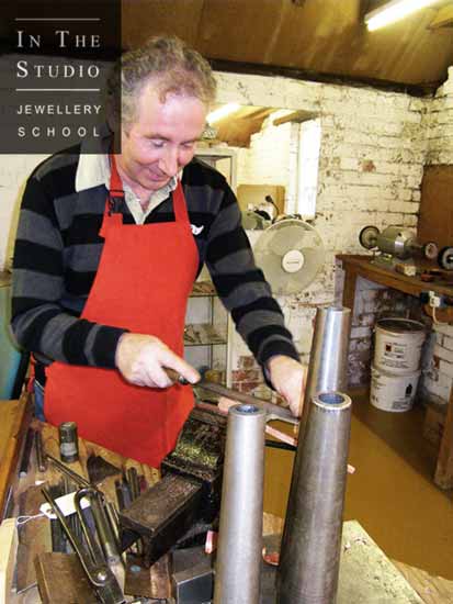 Silver spoon forging workshop